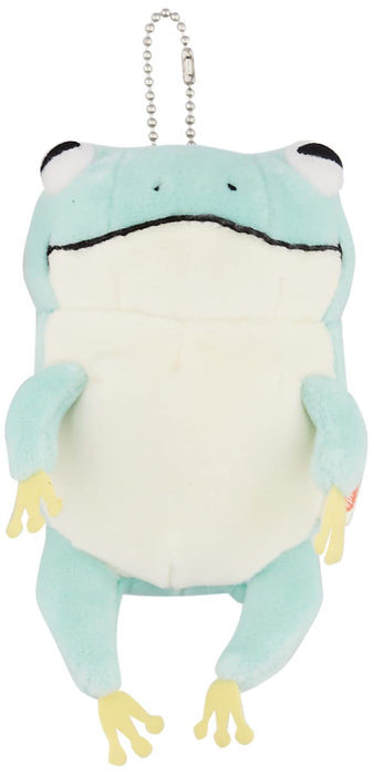 Shinada Global Mochi Series Mini Plush Frog 7x5x14cm - Mochikaeru Light Blue- Japan Figure Store - #1 Bring To You The Best Japanese Goods
