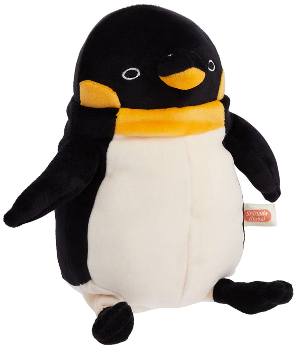 Shinada Global Mochi Series Medium Black Stuffed Penguin 14x14x22cm- Japan Figure Store - #1 Bring To You The Best Japanese Goods