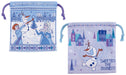 Skater Disney Frozen 2-Piece Gusseted Lunch Drawstring Bag Kb64Wn-A- Japan Figure Store - #1 Bring To You The Best Japanese Goods