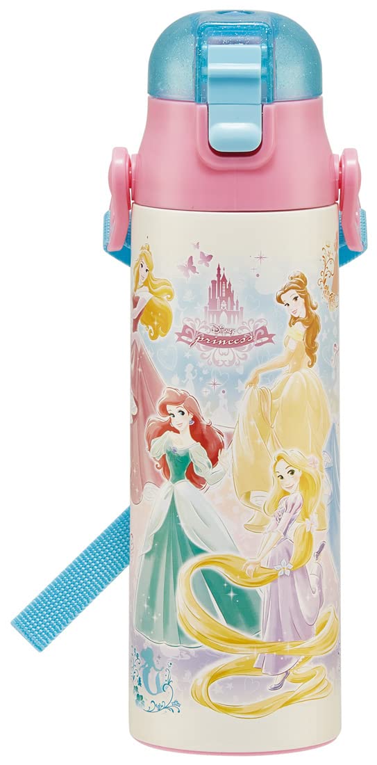 Skater Disney Princess 580ml 2-Way Stainless Steel Water Bottle for Girls- Japan Figure Store - #1 Bring To You The Best Japanese Goods