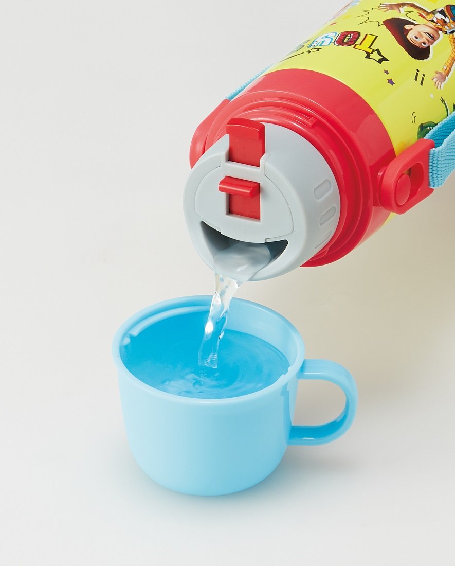 Skater 2018 Toy Story 2-Way 600ml Stainless Steel Water Bottle with Cup New Design STGC6N- Japan Figure Store - #1 Bring To You The Best Japanese Goods