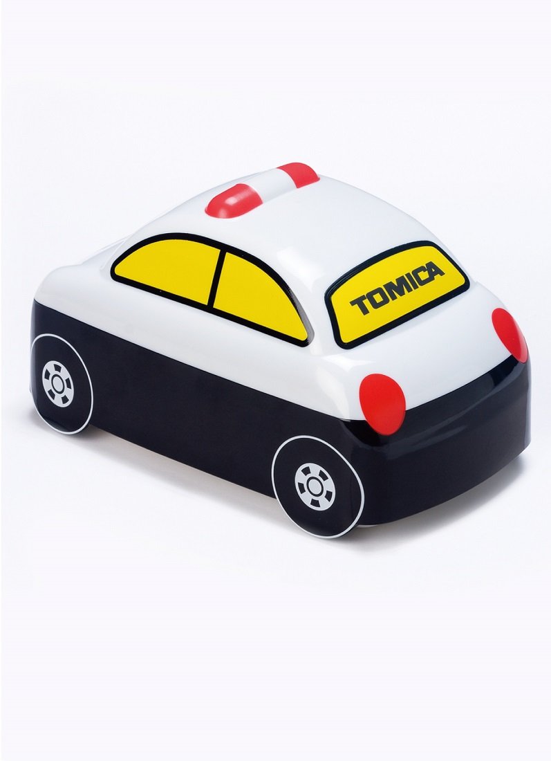 Skater Tomica Police Car 3D Bento Lunch Box DLB4- Japan Figure Store - #1 Bring To You The Best Japanese Goods