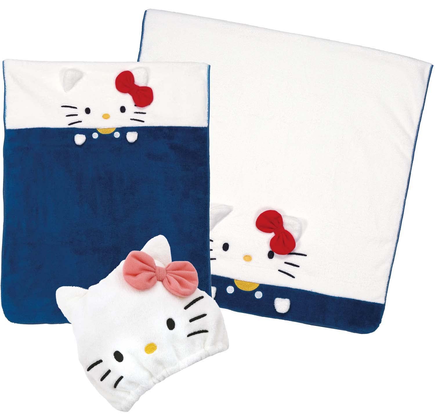 Skater Hello Kitty Quick Drying Bath Towel Absorbent 60cm x 120cm - Sanrio- Japan Figure Store - #1 Bring To You The Best Japanese Goods