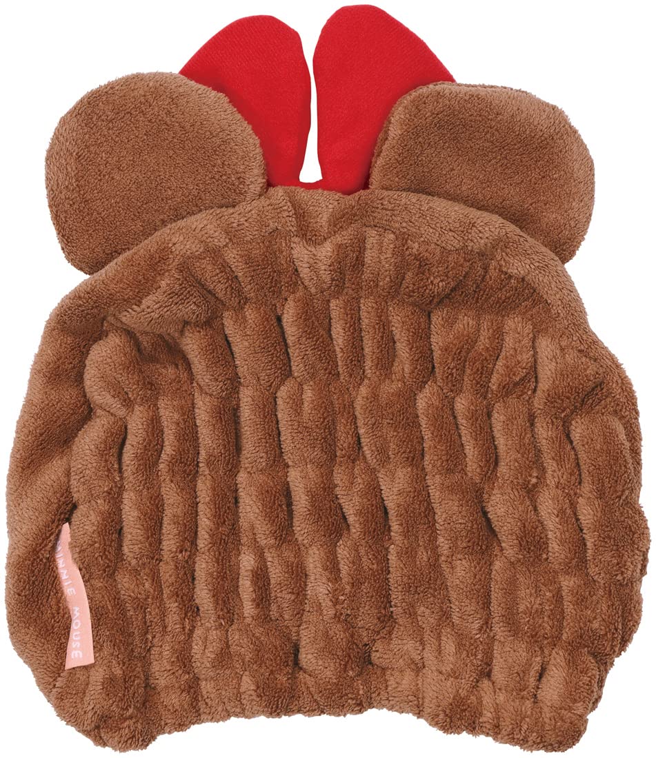 Skater Disney Minnie Mouse Absorbent Quick-Drying Towel Cap 23cm x 17cm- Japan Figure Store - #1 Bring To You The Best Japanese Goods
