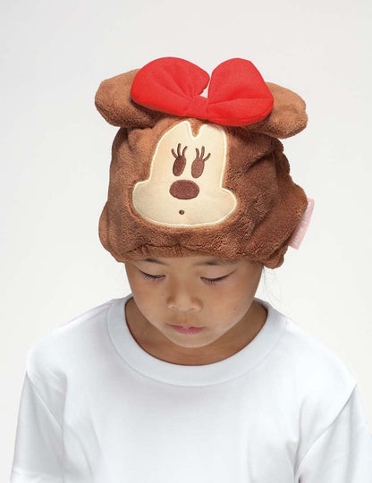 Skater Disney Minnie Mouse Absorbent Quick-Drying Towel Cap 23cm x 17cm- Japan Figure Store - #1 Bring To You The Best Japanese Goods