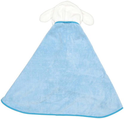 Skater Cinnamoroll Hooded Bath Poncho Quick-Drying & Absorbent 108cm x 92cm Sanrio- Japan Figure Store - #1 Bring To You The Best Japanese Goods