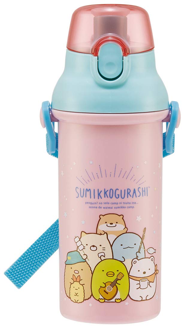 Skater 480ml Ag+ Antibacterial Kids Water Bottle Sumikko Gurashi Made in Japan- Japan Figure Store - #1 Bring To You The Best Japanese Goods