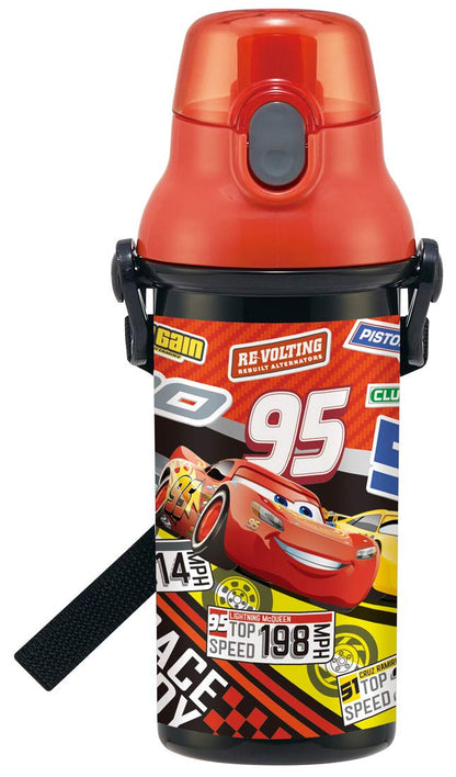 Skater Disney Cars 21 Water Bottle Kids 480ml Ag+ Antibacterial Made in Japan- Japan Figure Store - #1 Bring To You The Best Japanese Goods