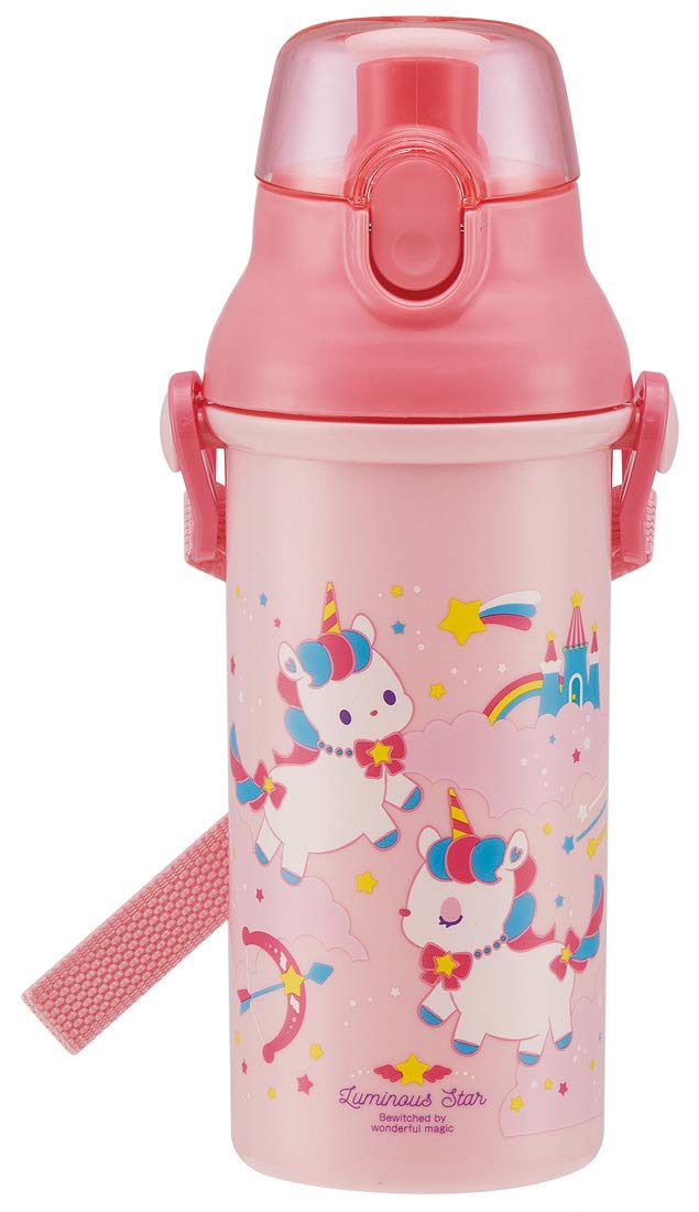 Skater Unicorn 480ml Antibacterial Water Bottle for Girls Made in Japan- Japan Figure Store - #1 Bring To You The Best Japanese Goods