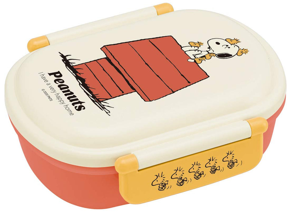 Skater Kids Bento Box 360ml - Snoopy Retro Design Made in Japan Ag+ Antibacterial- Japan Figure Store - #1 Bring To You The Best Japanese Goods