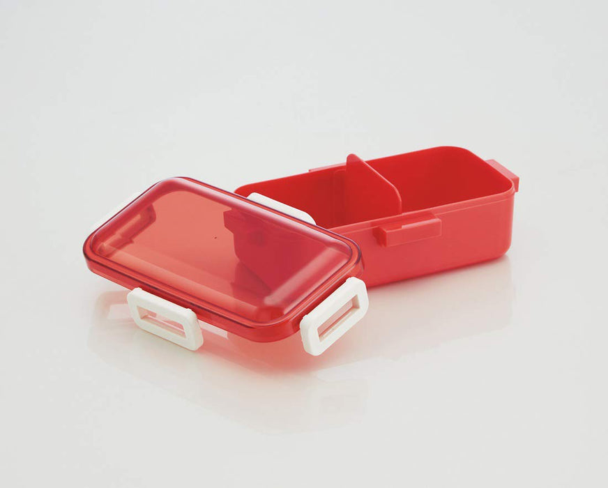 Skater 530ml Retro Orange Red Japanese Antibacterial Lunch Box - Softly Served- Japan Figure Store - #1 Bring To You The Best Japanese Goods