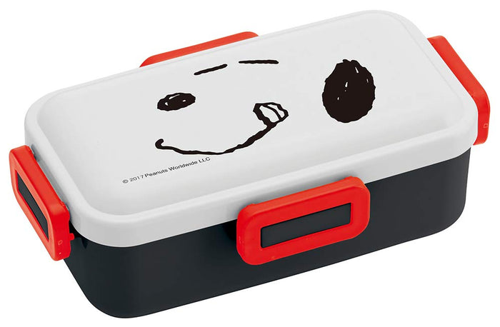 Skater Ag+ Antibacterial 530Ml Lunch Box Snoopy Face Peanuts Design - Made in Japan- Japan Figure Store - #1 Bring To You The Best Japanese Goods