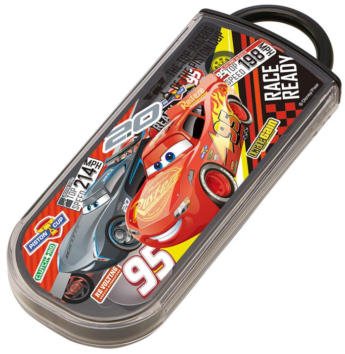 Skater Disney Cars 21 Kids Set - Antibacterial Fork Spoon Chopsticks - Made in Japan- Japan Figure Store - #1 Bring To You The Best Japanese Goods