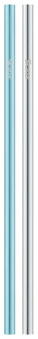 Skater 24cm Aluminum Straw Muddler Silver 8mm 2-Pack for Mint Drinks- Japan Figure Store - #1 Bring To You The Best Japanese Goods