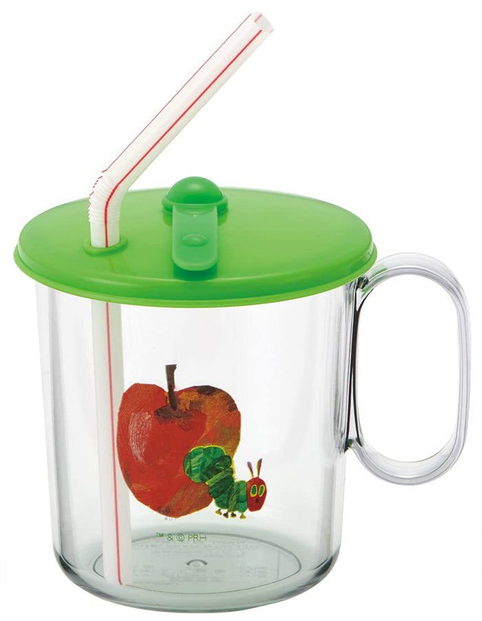 Skater Antibacterial Ag+ Hungry Caterpillar Cap Straw Cup Made in Japan Skj6Ag-A- Japan Figure Store - #1 Bring To You The Best Japanese Goods