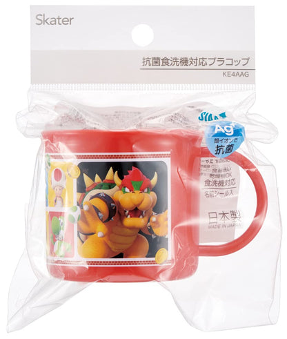Skater Super Mario 200ml Antibacterial Cup Dishwasher Safe Made in Japan- Japan Figure Store - #1 Bring To You The Best Japanese Goods