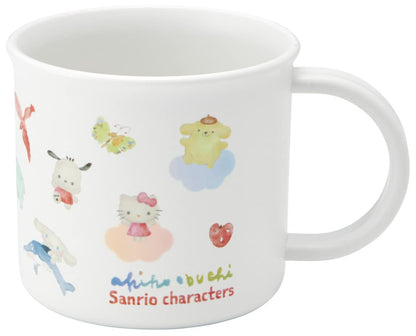 Skater Sanrio Characters Antibacterial Cup - Akiko Obuchi Girls Made in Japan Dishwasher Safe- Japan Figure Store - #1 Bring To You The Best Japanese Goods