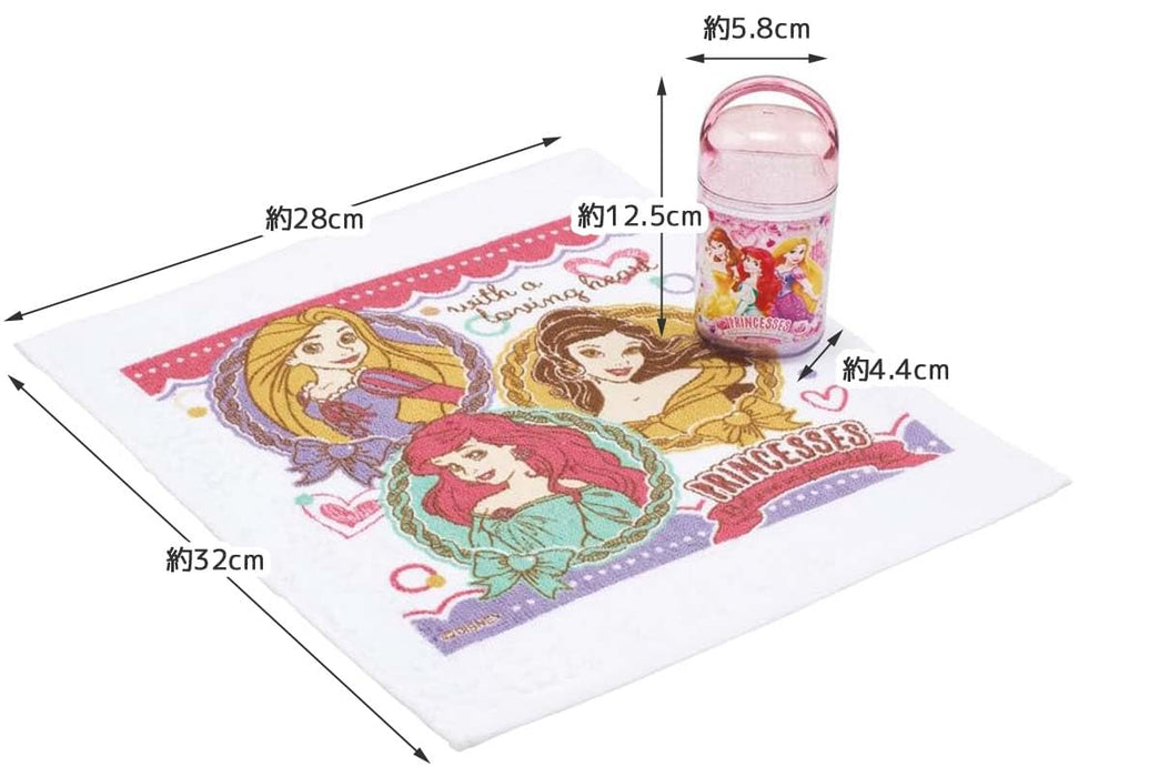 Skater Disney Princess 24 Hand Towel Set 32 X 30.5cm Made in Japan with Case OA5AG-A- Japan Figure Store - #1 Bring To You The Best Japanese Goods