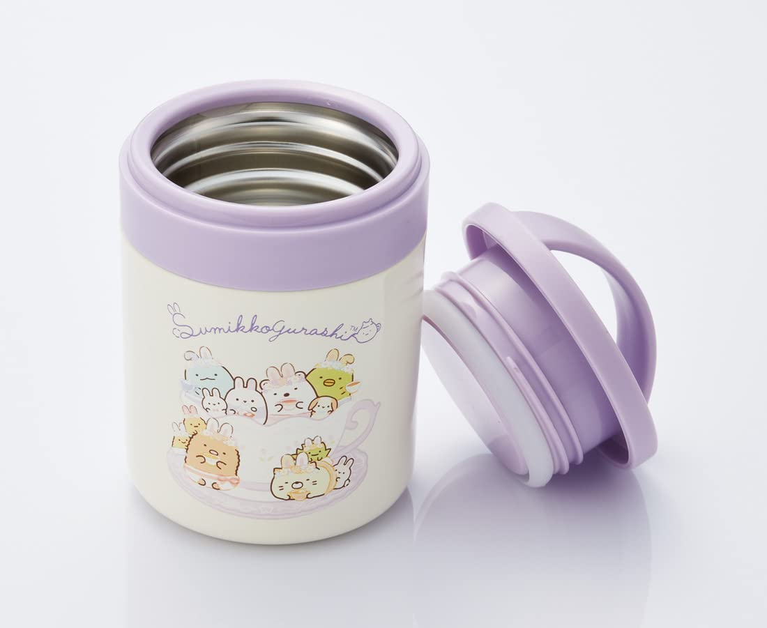 Skater 300ml Insulated Antibacterial Soup Jar with Sumikko Gurashi Rabbit Garden Design- Japan Figure Store - #1 Bring To You The Best Japanese Goods