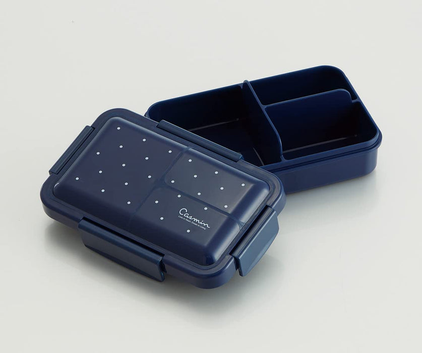 Skater Women's 550ml Navy Casmin Lunch Box with 4-Point Lock and Antibacterial Gasket- Japan Figure Store - #1 Bring To You The Best Japanese Goods