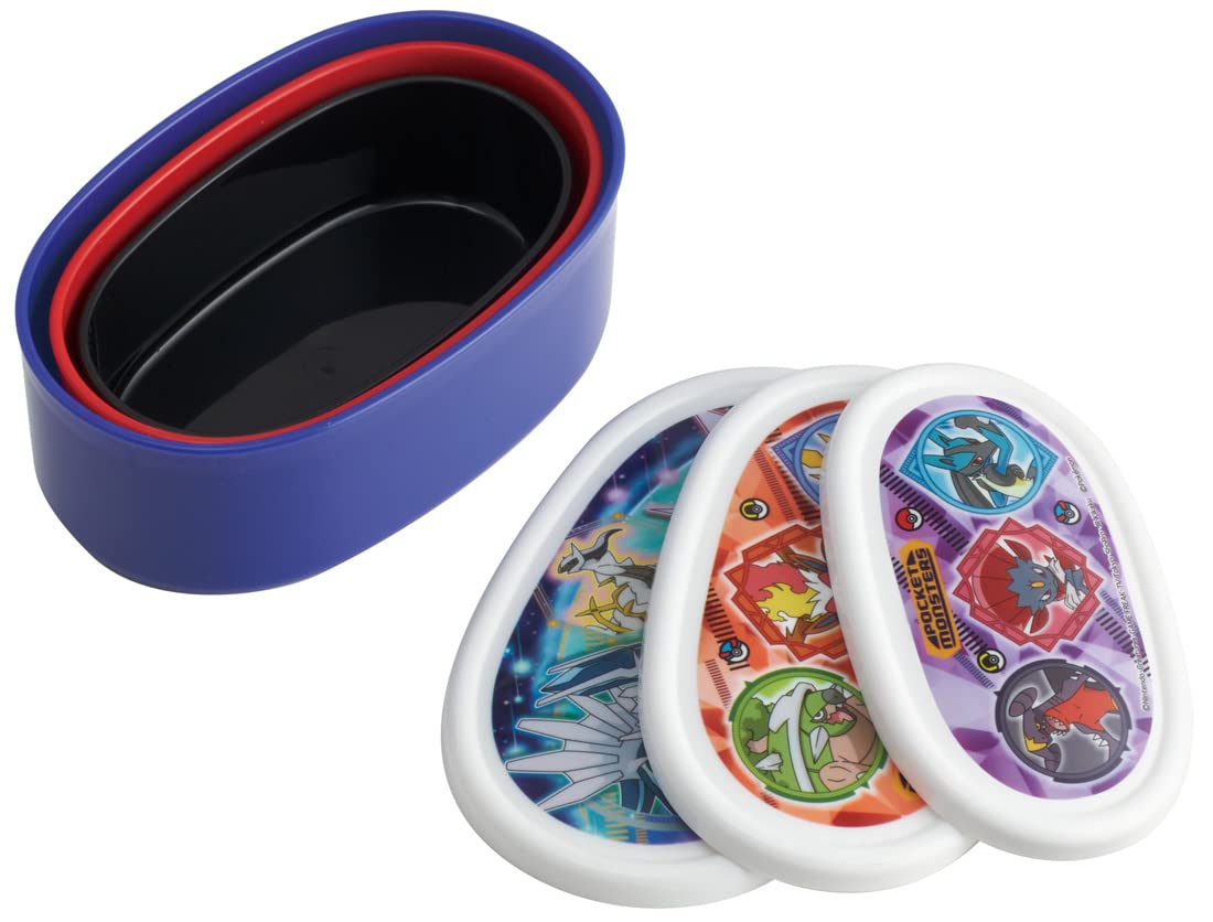 Skater Pokemon Boys Lunch Box - Set of 3 Antibacterial Storage Containers Made in Japan- Japan Figure Store - #1 Bring To You The Best Japanese Goods