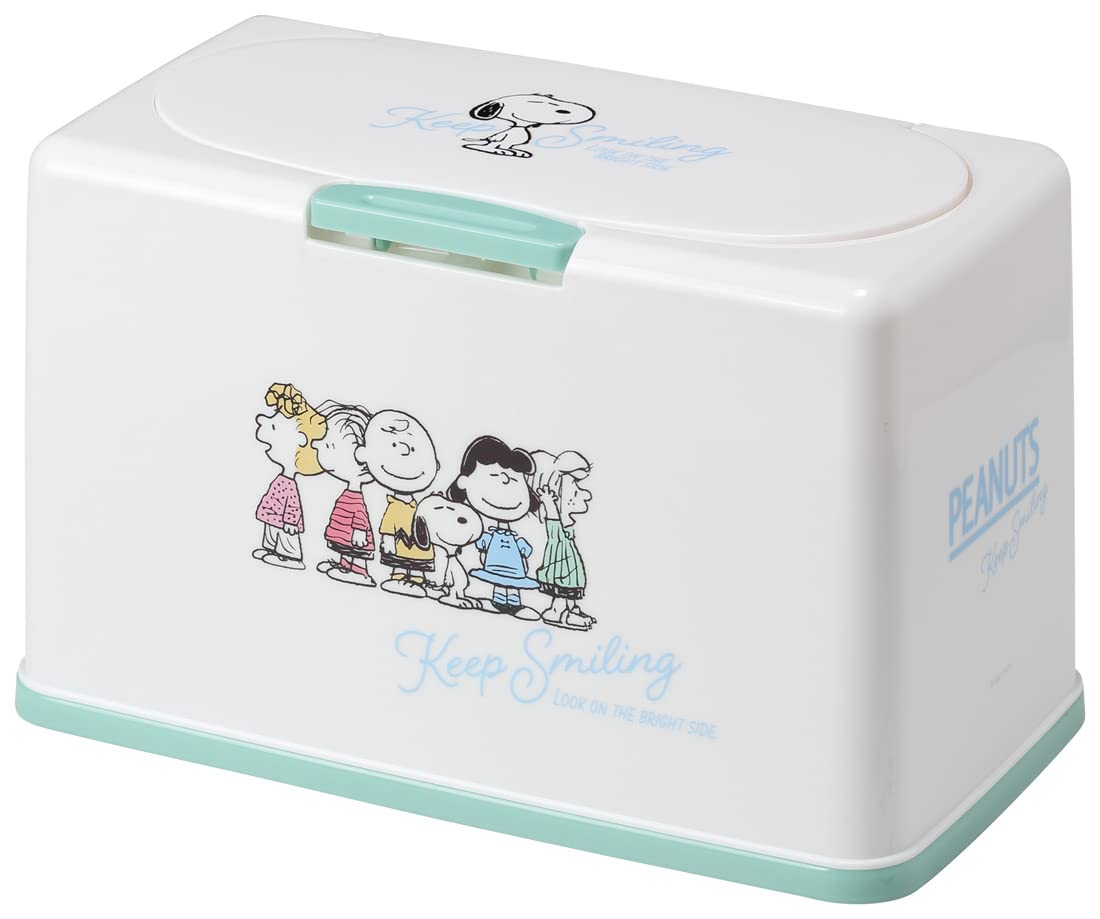 Skater Snoopy Antibacterial Mask Storage Lift-Up Holds 60 Masks Mkst1Nag-A- Japan Figure Store - #1 Bring To You The Best Japanese Goods