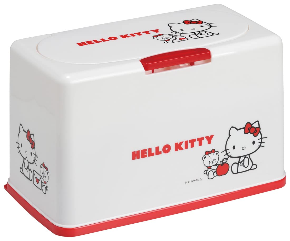 Skater Hello Kitty & Tiny Chum Antibacterial Mask Storage Holds 60 Masks Lift-Up Type- Japan Figure Store - #1 Bring To You The Best Japanese Goods