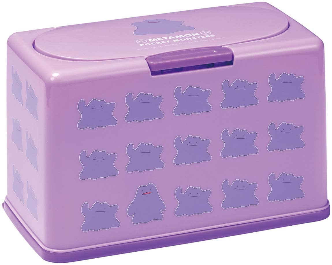 Skater Pokemon Metamon Antibacterial Mask Storage Lift-Up Type Holds 60 Masks- Japan Figure Store - #1 Bring To You The Best Japanese Goods