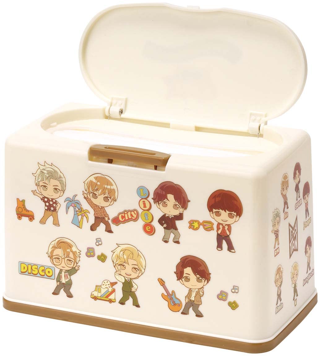 Skater Tinytan Antibacterial Mask Storage Lift-Up Type Holds 60 Masks - Mkst1Nag-A- Japan Figure Store - #1 Bring To You The Best Japanese Goods