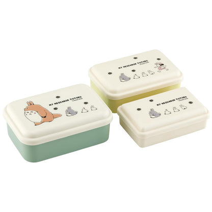 Skater Antibacterial Sealable Storage Containers My Neighbor Totoro Set of 3- Japan Figure Store - #1 Bring To You The Best Japanese Goods