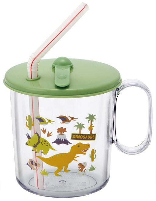 Skater Dinosaur Antibacterial Straw Cup Skj6Ag-A - Kid's Drinkware- Japan Figure Store - #1 Bring To You The Best Japanese Goods