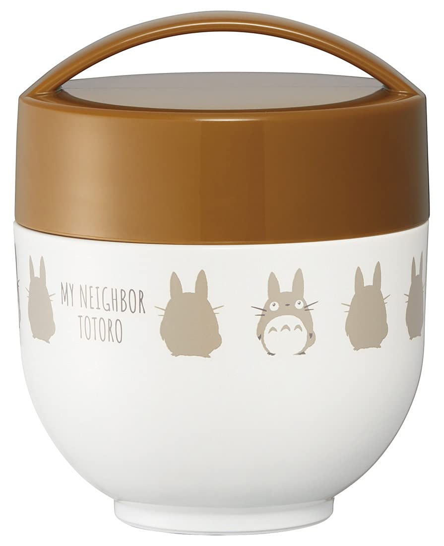 Skater 540ml Totoro Silhouette Thermal Lunch Box Ghibli Rice Bowl Jar Antibacterial LDNC6AG-A- Japan Figure Store - #1 Bring To You The Best Japanese Goods
