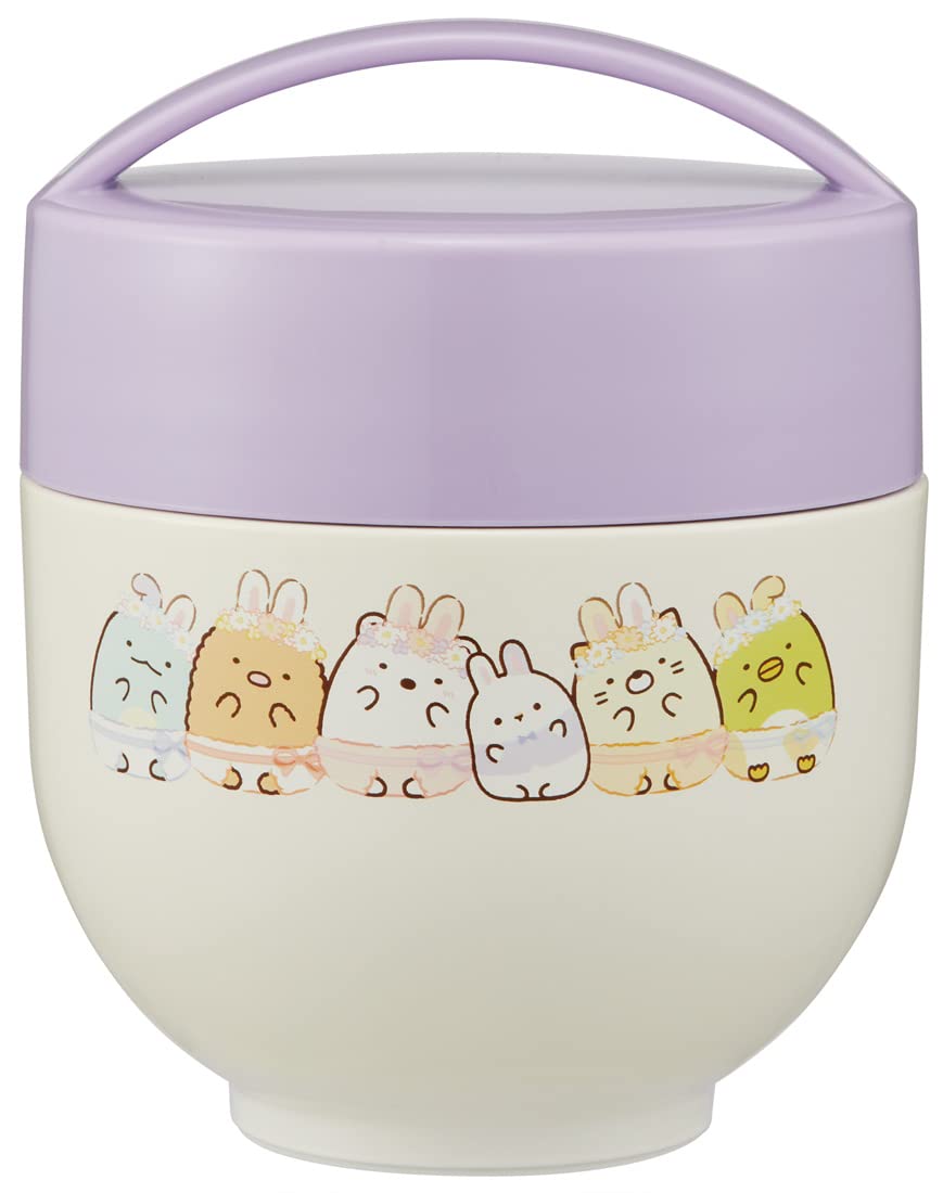Skater 540Ml Antibacterial Thermal Lunch Box Sumikko Gurashi Rabbit Garden- Japan Figure Store - #1 Bring To You The Best Japanese Goods