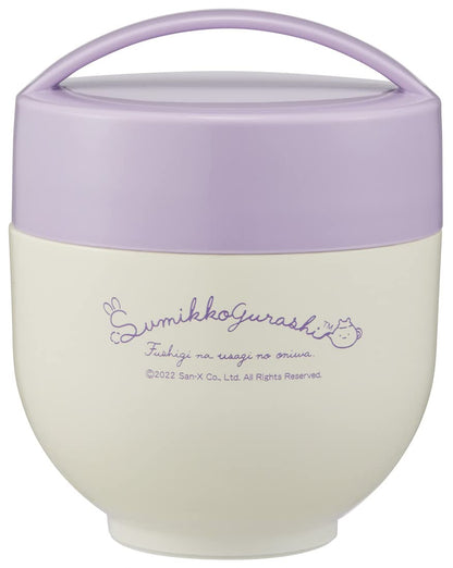 Skater 540Ml Antibacterial Thermal Lunch Box Sumikko Gurashi Rabbit Garden- Japan Figure Store - #1 Bring To You The Best Japanese Goods