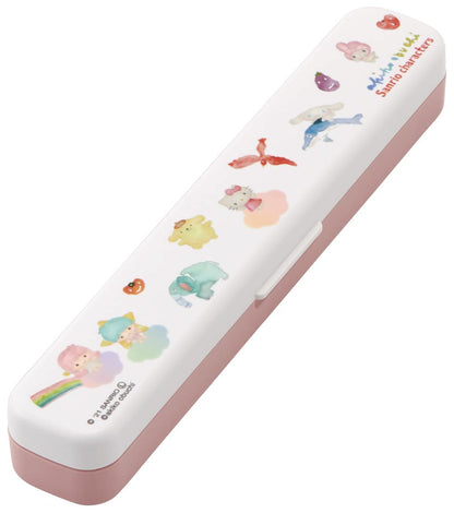 Skater Antibacterial Trio Set - Chopsticks Spoon Fork - Sanrio Characters Made in Japan- Japan Figure Store - #1 Bring To You The Best Japanese Goods