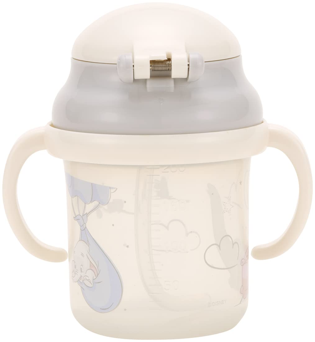 Skater Disney Dumbo Baby Straw Hopper Two-Handed Mug 230ml for 8+ Months Ksh2-A- Japan Figure Store - #1 Bring To You The Best Japanese Goods