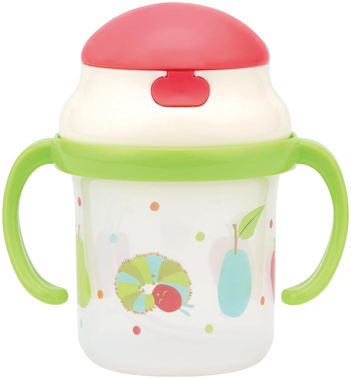 Skater 230ml Two-Handed Straw Hopper Mug The Very Hungry Caterpillar Design for Babies 8 Months and Up- Japan Figure Store - #1 Bring To You The Best Japanese Goods
