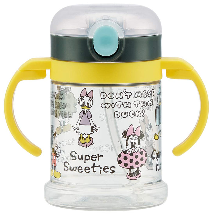 Skater 260ml Baby Straw Mug with Foldable Double Handles Suitable for Ages 1+ Mickey Mouse Design- Japan Figure Store - #1 Bring To You The Best Japanese Goods