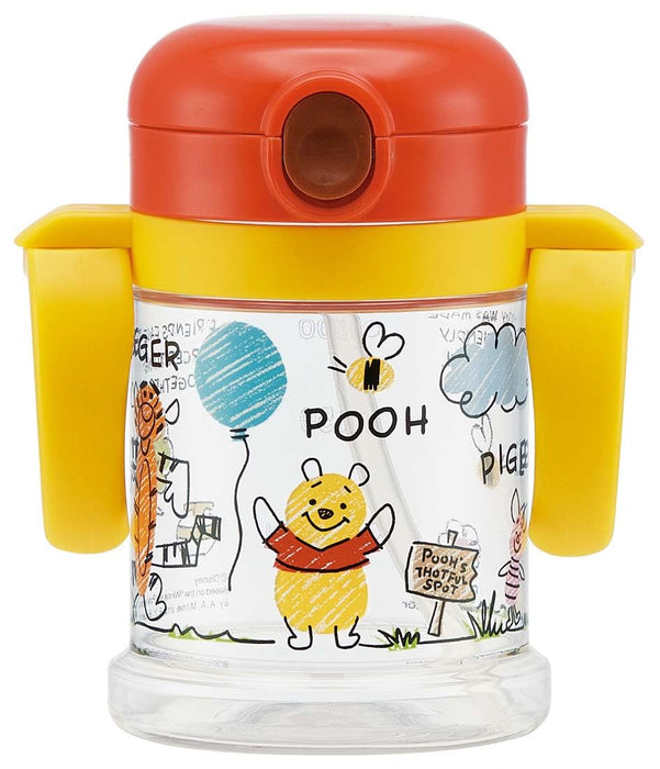 Skater Winnie The Pooh Baby Straw Mug 260ml with Double Handles - Suitable for Ages 1 & up- Japan Figure Store - #1 Bring To You The Best Japanese Goods
