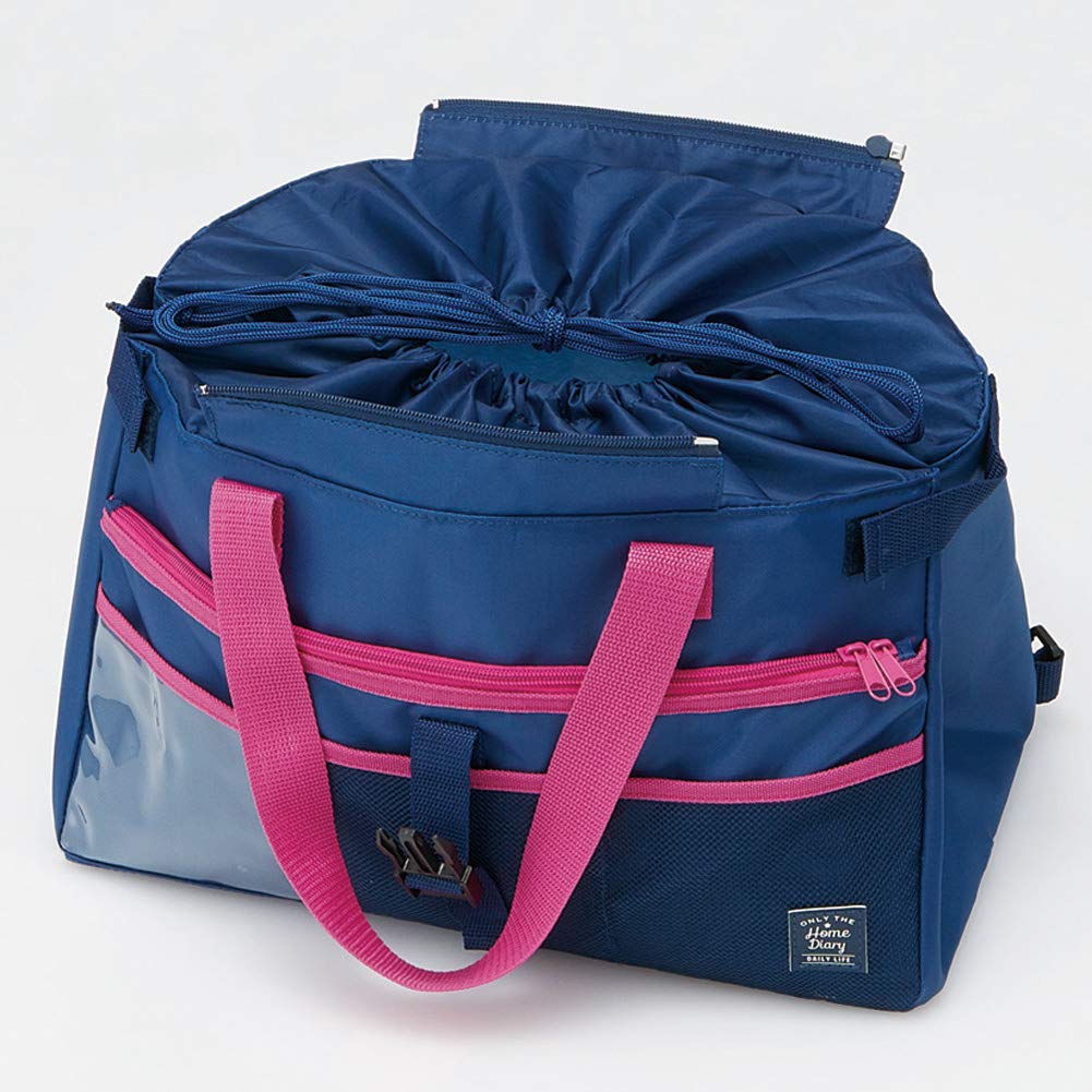 Skater Navy Eco Bag - Backpack Cooler Shopping Basket 38x23x23cm KBCRY20- Japan Figure Store - #1 Bring To You The Best Japanese Goods