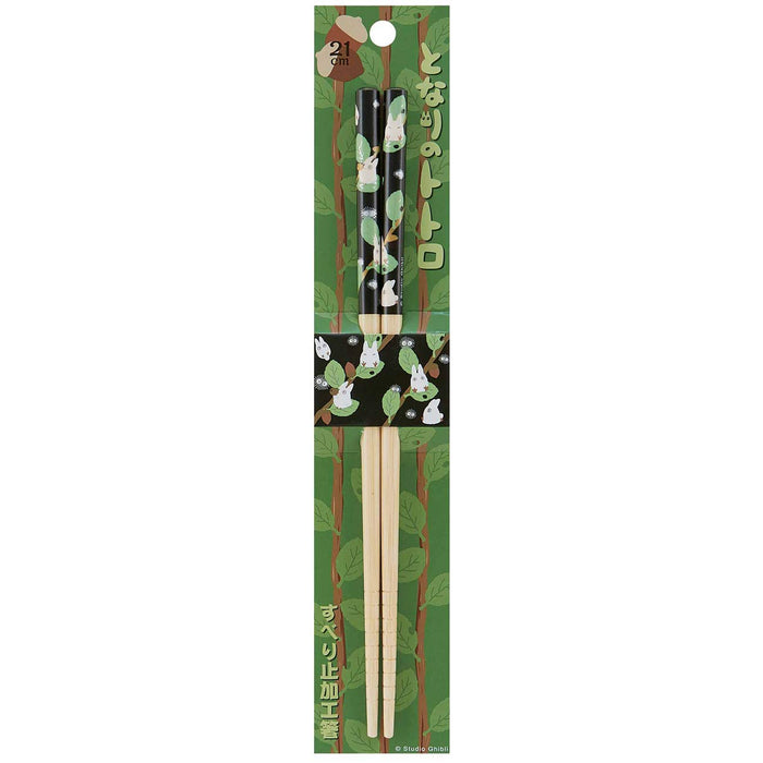 Skater 21cm Bamboo Safety Chopsticks - Totoro Ghibli Little Totoro Design- Japan Figure Store - #1 Bring To You The Best Japanese Goods