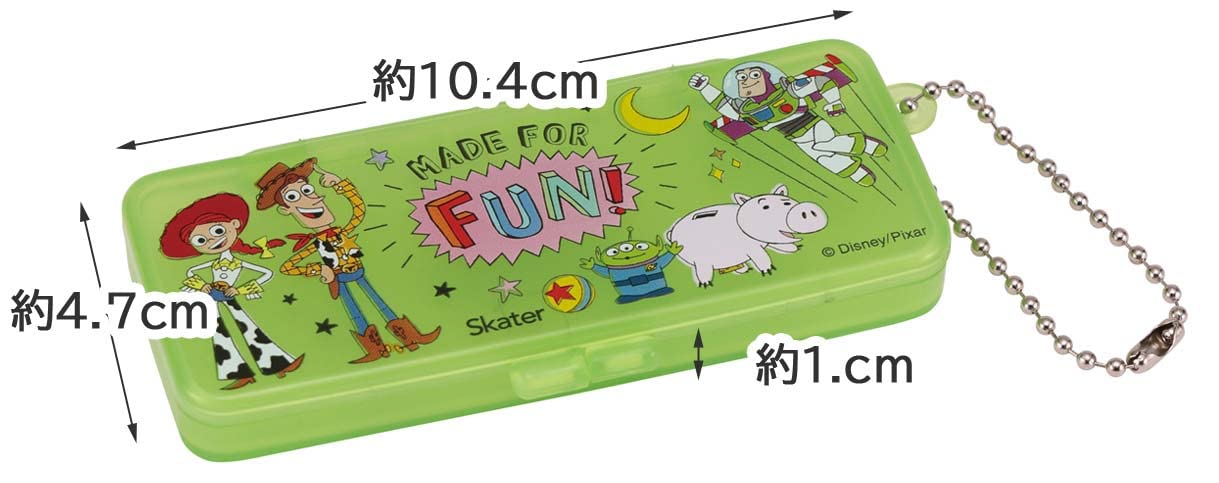 Skater Disney Toy Story Travel Case - Bandage Medicine Cotton Swab Accessory with Chain- Japan Figure Store - #1 Bring To You The Best Japanese Goods