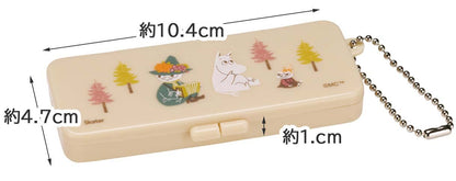 Skater Moomin Zbmlc1-A Multi-use Travel Case for Bandages Medicine and Cotton Swabs with Chain- Japan Figure Store - #1 Bring To You The Best Japanese Goods