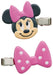 Disney Minnie Mouse Skater Hair Accessory Set of 2 Bangs Clip - Clfh1- Japan Figure Store - #1 Bring To You The Best Japanese Goods