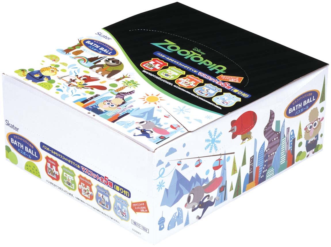 Skater Disney Zootopia Bath Salts Bombs Mascot Set of 20 Bath Balls 1040-A- Japan Figure Store - #1 Bring To You The Best Japanese Goods