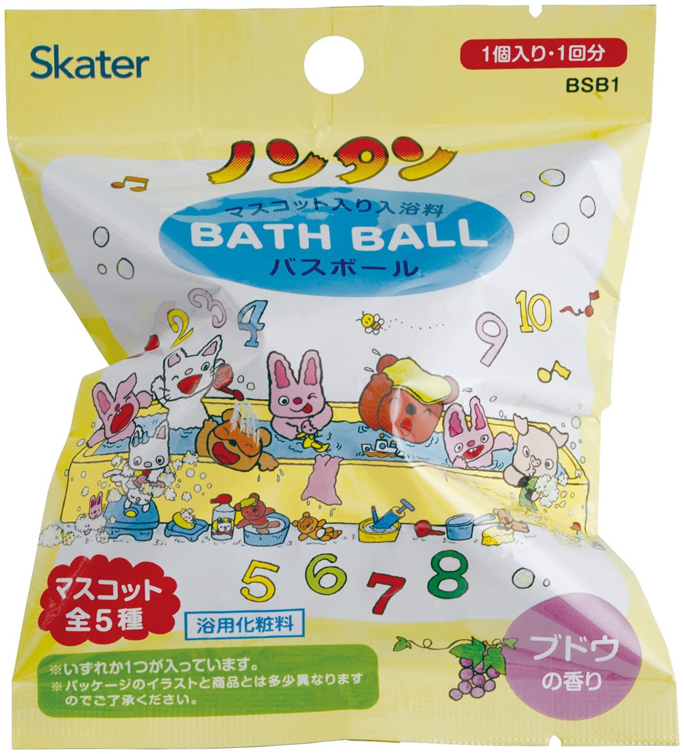 Skater Nontan Bath Bombs Set1033-A: 20 Bath Salts with Mascots Skater Bath Balls- Japan Figure Store - #1 Bring To You The Best Japanese Goods