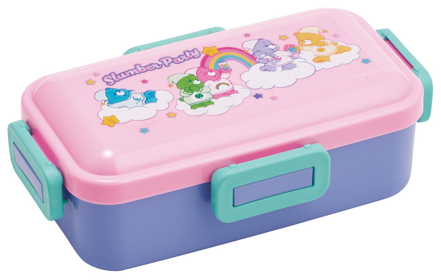 Skater Care Bears Bento Box 530Ml Antibacterial Soft Lid for Women Japan