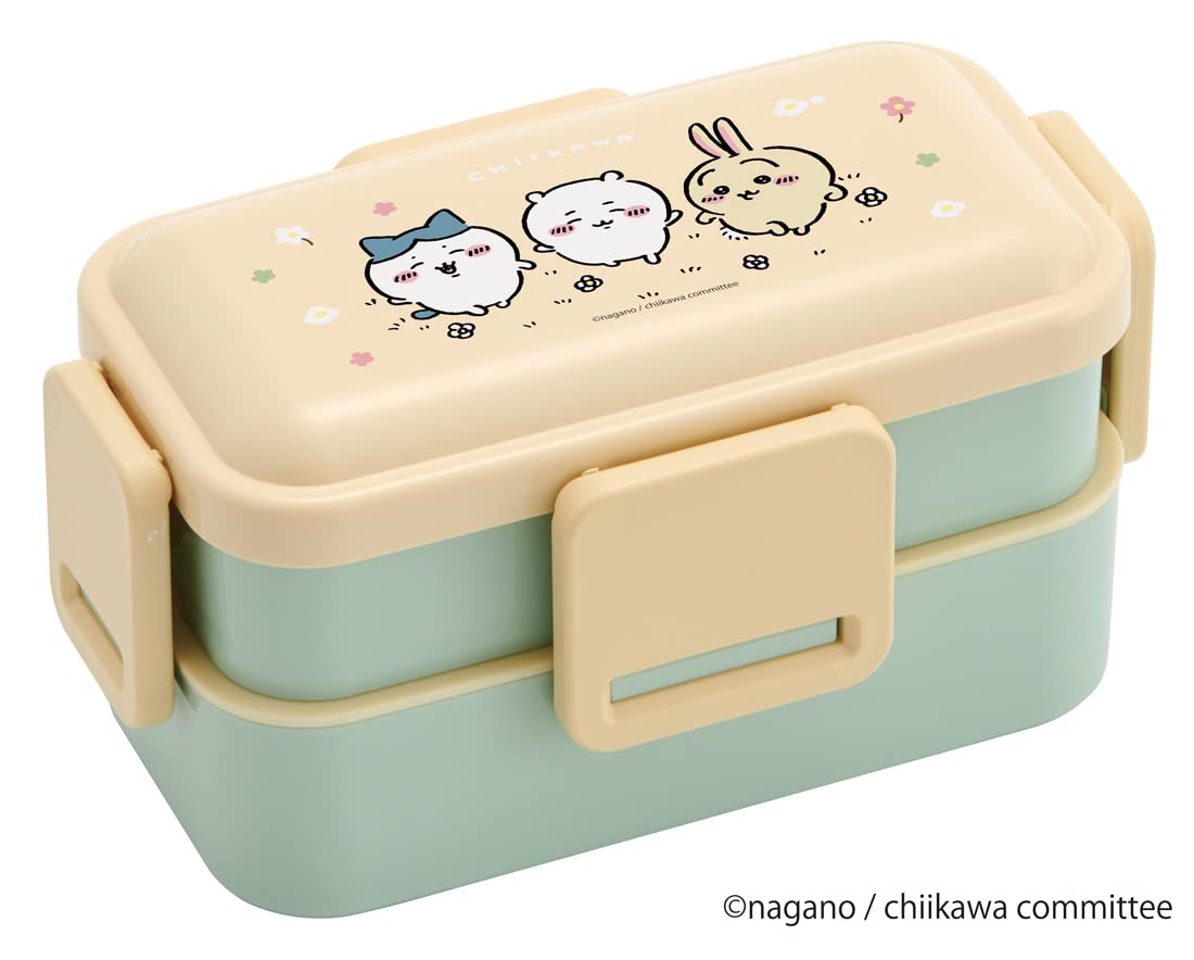 Skater Chiikawa Bento Box 600ml 2-Tier Dome-Shaped Lid Antibacterial Made in Japan for Women- Japan Figure Store - #1 Bring To You The Best Japanese Goods