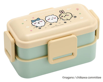 Skater Chiikawa Bento Box 600ml 2-Tier Dome-Shaped Lid Antibacterial Made in Japan for Women- Japan Figure Store - #1 Bring To You The Best Japanese Goods