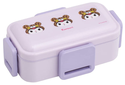 Skater Kuromi Headgear Sanrio Bento Box 600ml Antibacterial 2-Tier Dome Lid Made in Japan- Japan Figure Store - #1 Bring To You The Best Japanese Goods